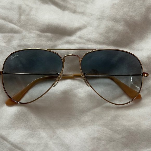 Ray-Ban Aviator light blue Gradient sunglasses - Picture 4 of 7